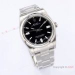 2020 Newest! Swiss Grade Copy Rolex Oyster Perpetual 36MM EWF 3230 Men Watch Black Dial_th.jpg